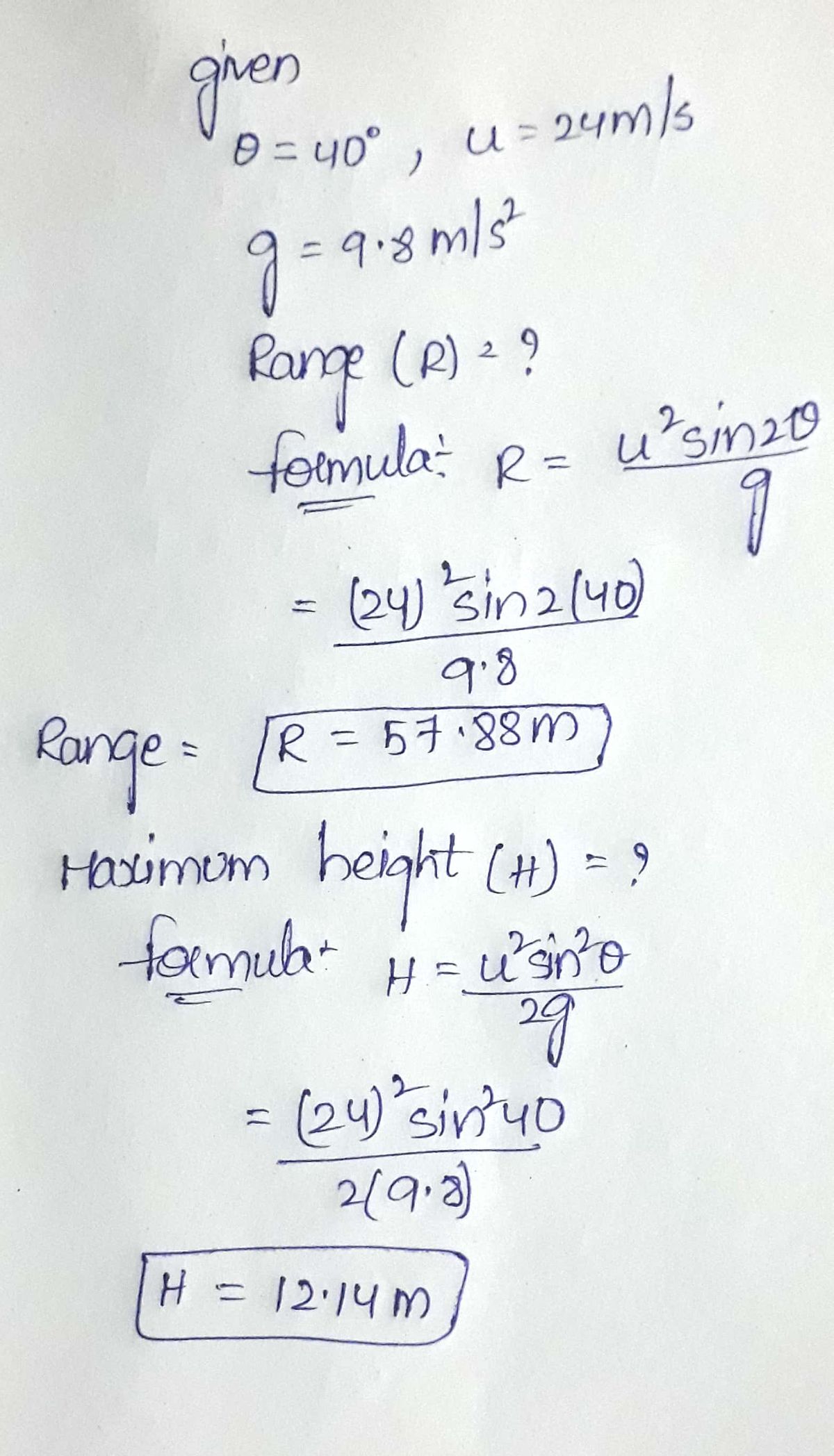 Physics homework question answer, step 1, image 1